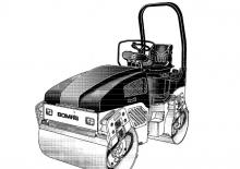 Тандемні вібраційні дорожні катки Bomag BW 100 AD-4