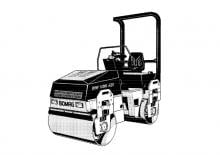 Тандемні вібраційні дорожні катки Bomag BW 135 AD
