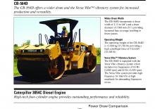 Тандемні вібраційні дорожні катки Caterpillar CB-564D