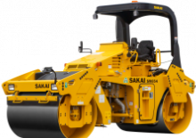 Тандемні вібраційні дорожні катки Sakai SW654