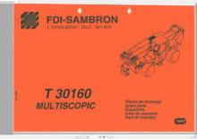 Телескопічні навантажувачі Sambron T 30160 S