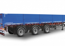 тентовий напівпричіп Schwarzmüller 3-axle platform semitrailer prepared for mobil crane