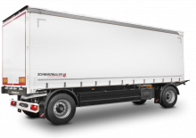 тернтовий причіп Schwarzmüller 2-axle sliding tarpaulin platform trailer