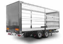 тернтовий причіп Schwarzmüller Centre-axle sliding tarpaulin platform trailer