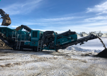 Установки для переробки щебеню Powerscreen Trackpactor 1412