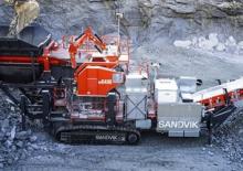 Установки для переробки щебеню Sandvik UJ640E