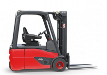 Електричні навантажувачі Linde E20L duplex
