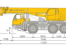 всюдихідні крани Marchetti MG 60.3-2