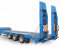 3-axle low loader semitrailer with offset platform