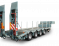 4-axle low loader semitrailer with offset platform