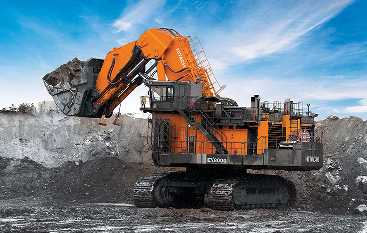 さや EX M3 Специфікація екскаватора Hitachi EX8000-6 (2017 - 2025