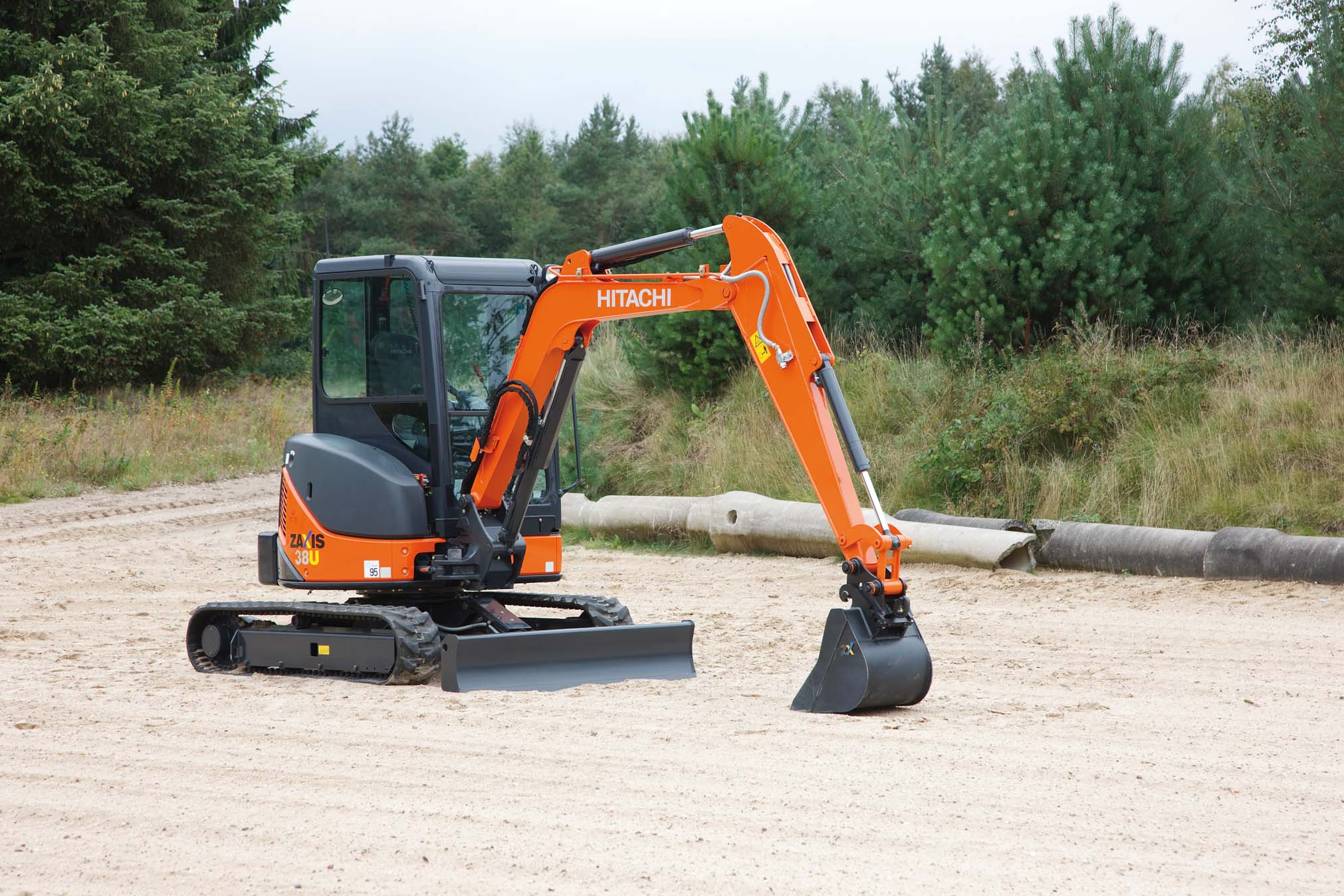 Специфікація екскаватора Hitachi ZX 38 U 3 (2010 - 2013